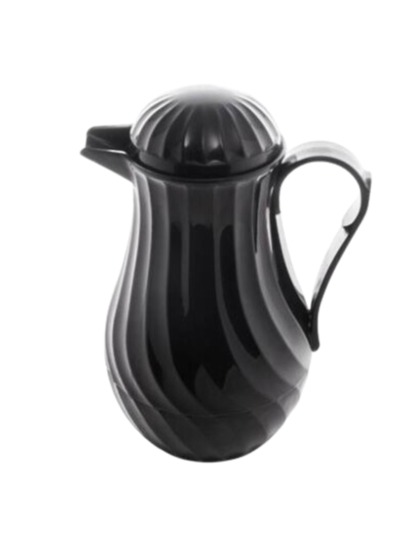Garrafa Térmica Lyor Twist de Plástico Preta 1L