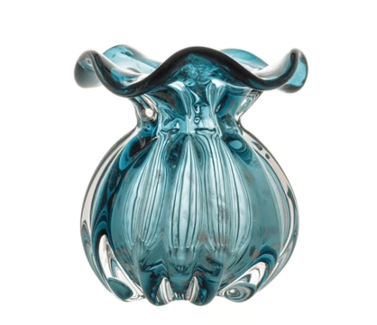 Vaso Murano Azul Italy Lyor