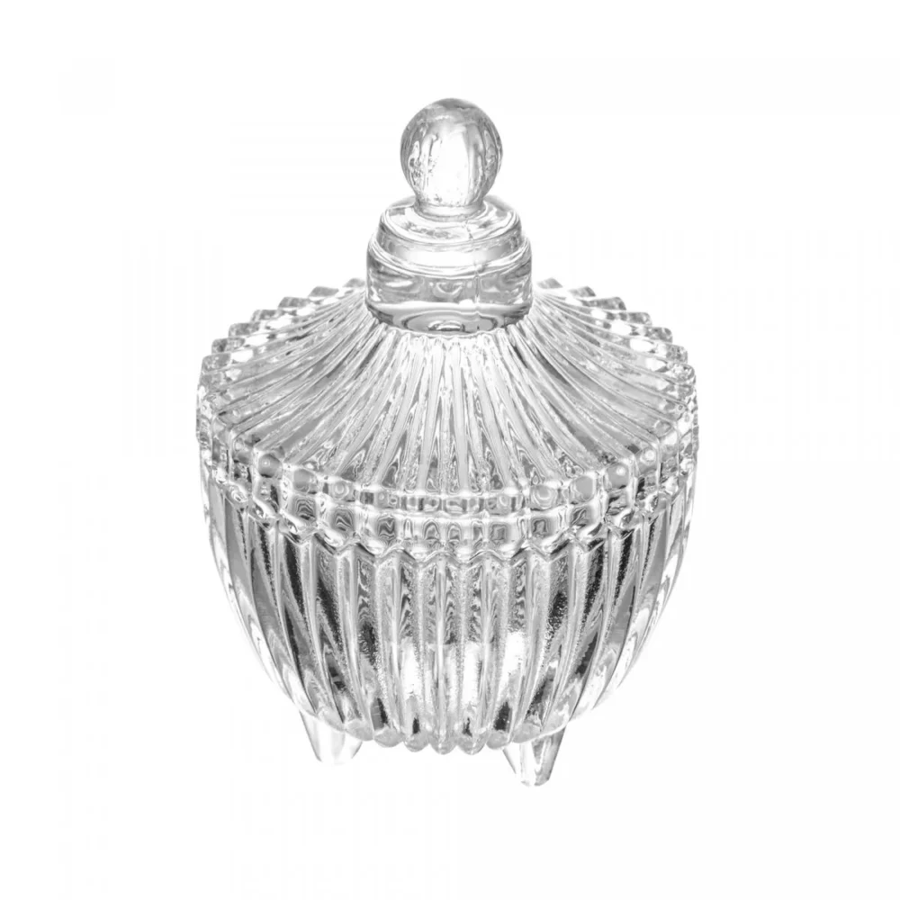 Potiche de Cristal com Pé Carrossel - Lyor