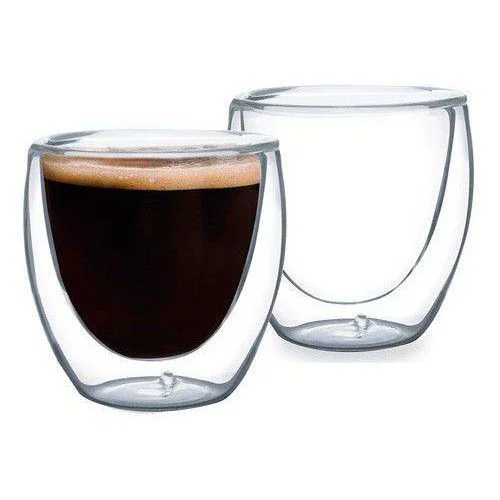 Conjunto de Copo de Café Parede Dupla Lyor