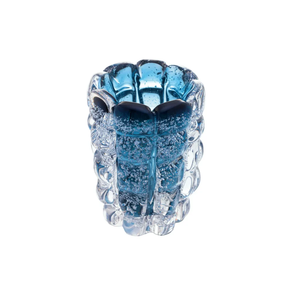 Vaso Murano Azul Lyor