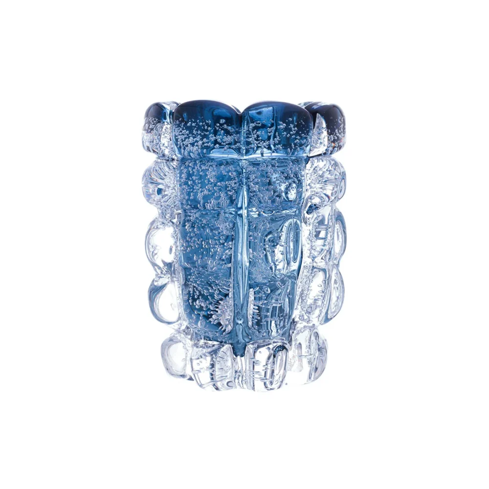 Vaso Murano Azul Lyor - Image 3