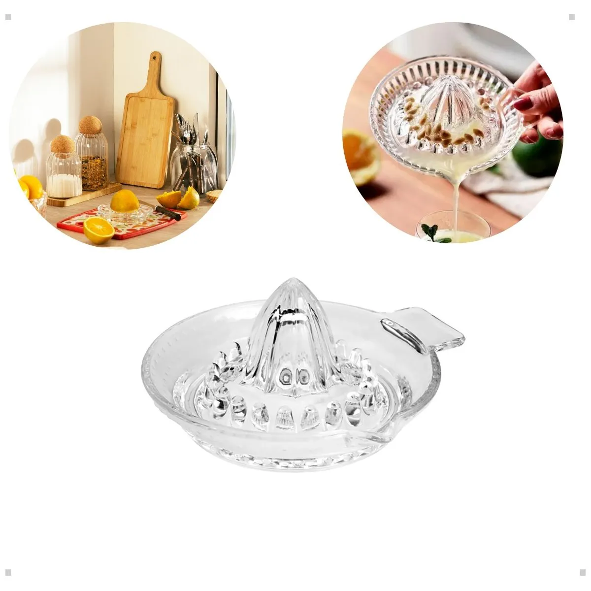 Espremedor de Frutas de Cristal Lyor - Imagem 5