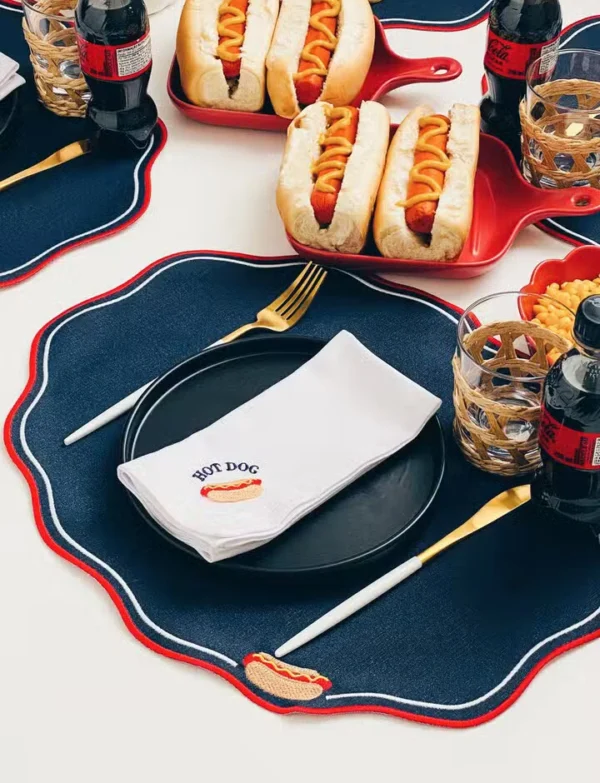 Mesa posta hot dog Dani Rocha Decor - Guardanapo