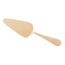 Espátula Para Bolo 25cm Dourada Lyor